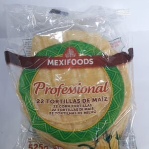 Tortilla de maíz 15cm (Mexifoods ) 22 unidades 525g