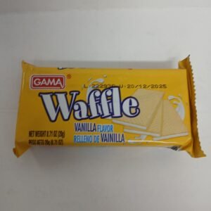 Galletas sabor a vainilla Waffle 20g